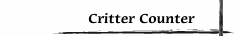 Critter Counter